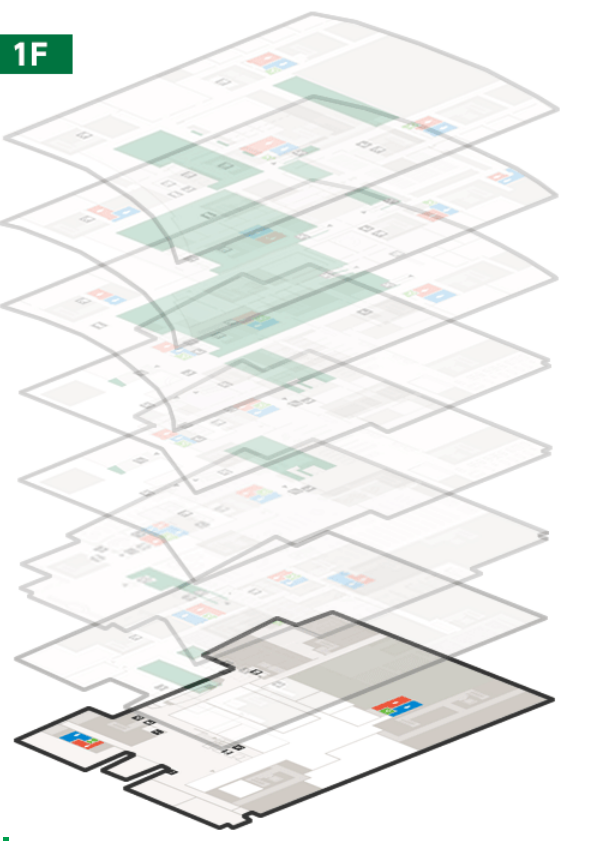 フロアマップ(1F)の画像