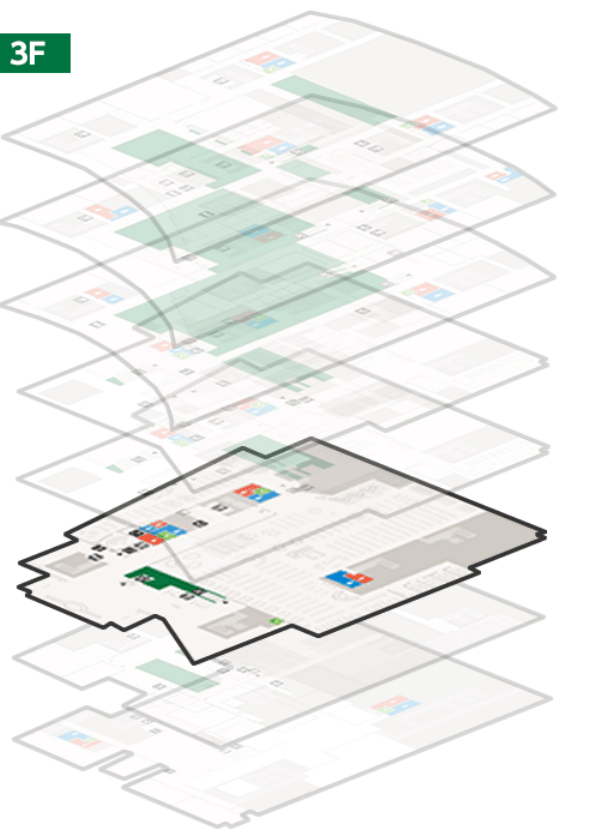 フロアマップ(3F)の画像