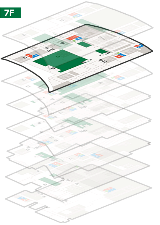 フロアマップ(7F)の画像