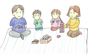 「いわて家庭の日」家族でピクニック