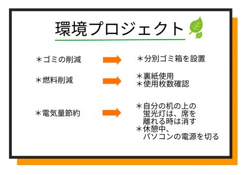 環境プロジェクト